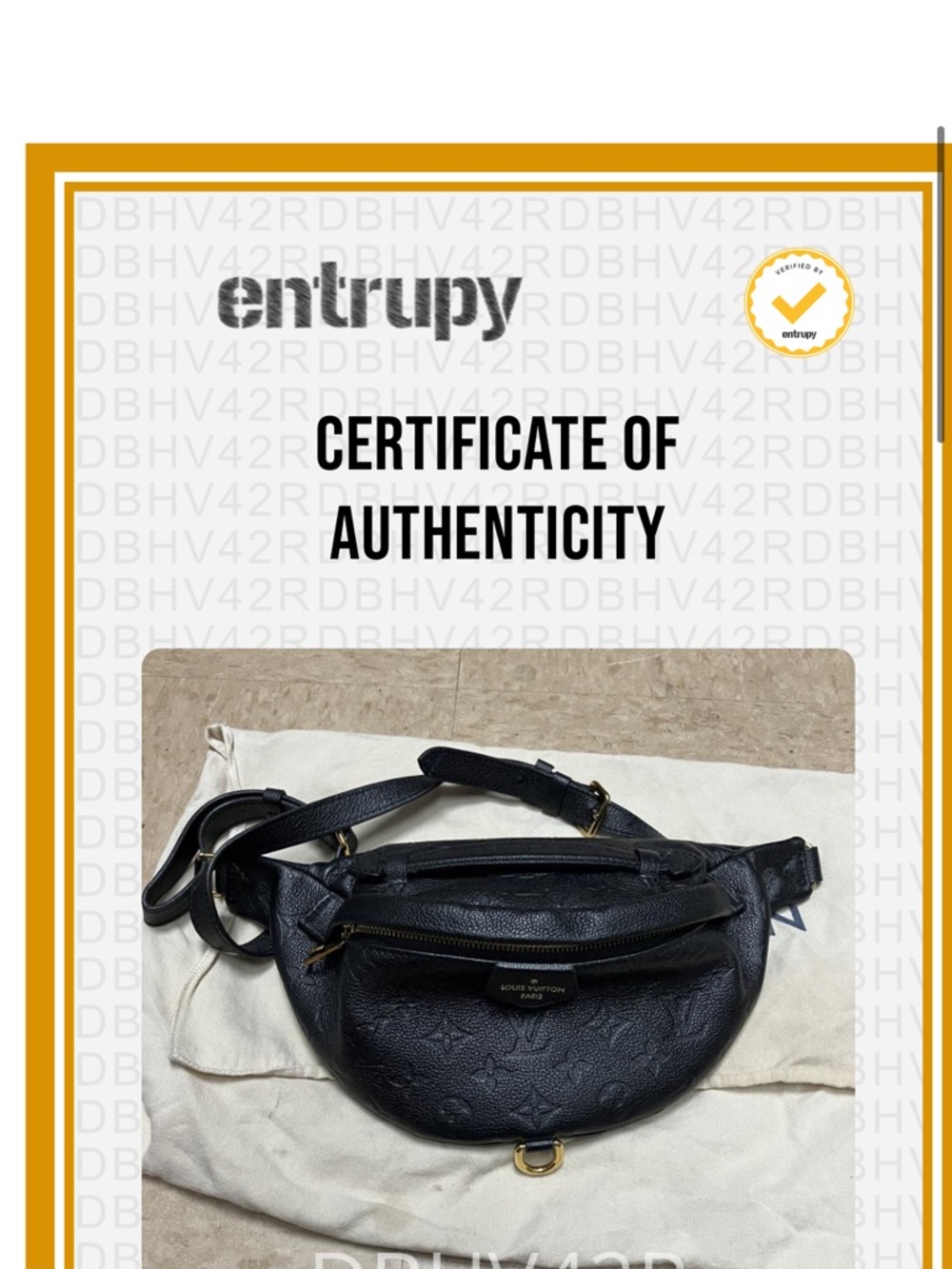 Louis Vuitton Bumbag in Monogram Empreinte leather - Picture 2 of 12